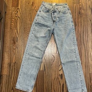 Princess Polly Asymmetrical Denim Jeans